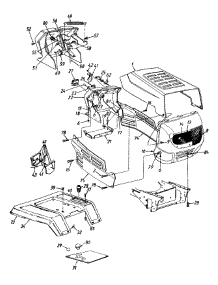Dash, Throttle Control, And Side Panel Assembly parts for Ranch King Garden Tractor 14A9843H206 / 1997 from AppliancePartsPros.com
