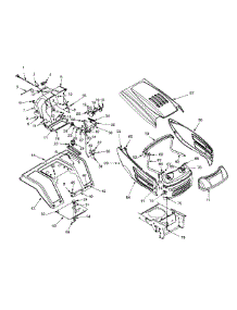 Hood Style 8 parts for Ranch King Garden Tractor 14AI828H205 / 2001 from AppliancePartsPros.com