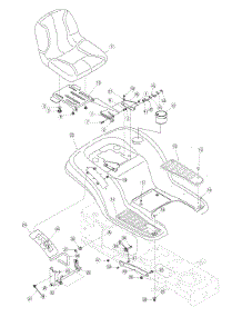 Fender Assembly parts for Ranch King Garden Tractor 14AK811P705 / 2005 from AppliancePartsPros.com