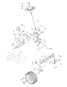 Steering parts for Ranch King Garden Tractor 14AK811P705 / 2005 from AppliancePartsPros.com