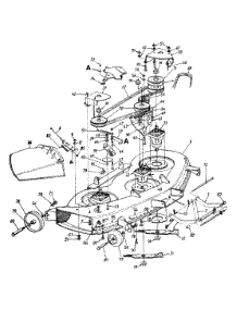 Deck Assembly H parts for Ranch King Garden Tractor 14AS825H206 / 1999 from AppliancePartsPros.com