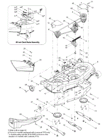 Deck Assembly H parts for Ranch King Garden Tractor 14AT818H205 / 2003 from AppliancePartsPros.com