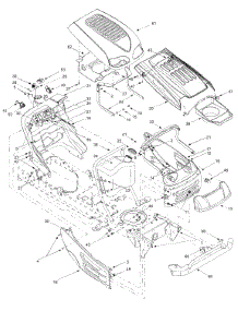 Hood Style 7 & 8 parts for Ranch King Garden Tractor 14AT818H205 / 2003 from AppliancePartsPros.com