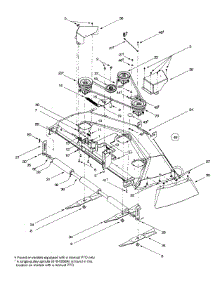 Deck Assembly P parts for Ranch King Garden Tractor 14AV818P205 / 2001 from AppliancePartsPros.com