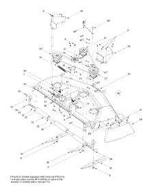 Deck Assembly "P" parts for Ranch King Garden Tractor 14AV818P205 / 2002 from AppliancePartsPros.com