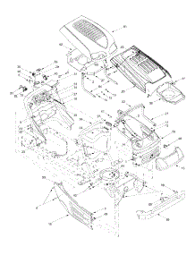 Hood, Fuel Tank, Electrical parts for Ranch King Garden Tractor 14AV818P205 / 2002 from AppliancePartsPros.com