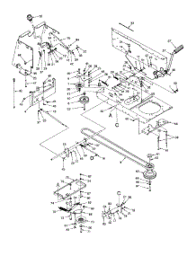 Hydro Foot Pedal And Deck Assembly parts for Ranch King Garden Tractor 14AY833P206 / 1997 from AppliancePartsPros.com