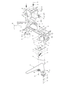 Pto, Frame parts for Ranch King Garden Tractor 14AZ818H705 / 2004 from AppliancePartsPros.com