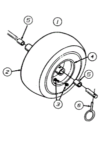 Wheel Assembly parts for Ranch King Snow Thrower 31A-614E205 / 1998 from AppliancePartsPros.com