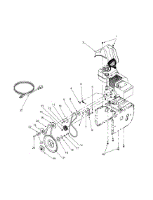 Engine And V-Belts parts for Ranch King Snow Thrower 31A-614E205 / 2000 from AppliancePartsPros.com