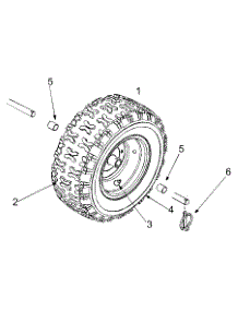 Wheels parts for Ranch King Snow Thrower 31A-614E205 / 2002 from AppliancePartsPros.com