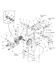 Frame Assembly parts for Ranch King Snow Thrower 31AE640F149 / 2001 from AppliancePartsPros.com