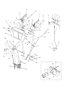 Handle Assembly parts for Ranch King Snow Thrower 31AE642F206 / 2000 from AppliancePartsPros.com