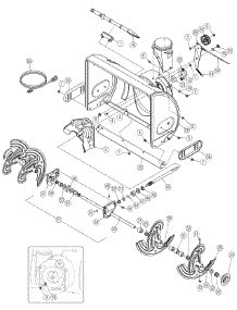 General Assembly parts for Ranch King Snow Thrower 31AE6LLG705 / 2005-2 from AppliancePartsPros.com