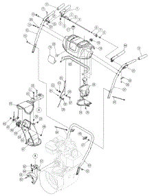 Handle parts for Ranch King Snow Thrower 31AE6LLG705 / 2005-2 from AppliancePartsPros.com