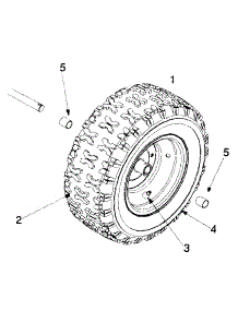 Wheel Assemblies parts for Ranch King Snow Thrower 31BE640F206 / 1999 from AppliancePartsPros.com