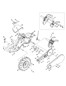 Tine & Drive 21Ab45m parts for Remington Tiller 21AB45M5083 / 2012 from AppliancePartsPros.com
