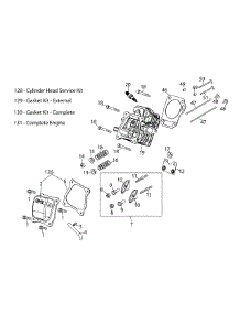 170-Vu Cylinder Head parts for Remington Tiller 21AB45M8783 / 2012 from AppliancePartsPros.com