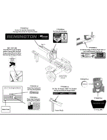 Label Map 24Bf50mx783 parts for Remington Log Splitter 24BF50MX783 / 2014 from AppliancePartsPros.com