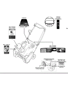 Label Map 31As2s1e783 parts for Remington Snow Thrower 31AS2S1E783 / 2014 from AppliancePartsPros.com