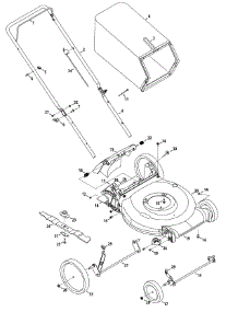 General Assembly parts for Remington Push Walk-Behind Mower 11A-B12F783 / 2015 from AppliancePartsPros.com