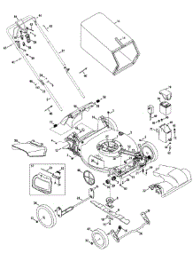 General Assembly parts for Remington Self-Propelled Walk-Behind Mower 12AVB22J783 / 2015 from AppliancePartsPros.com