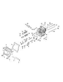 261-Ju Cylinderhead parts for Remington Snow Thrower 31AS2M1E783 / 2015 from AppliancePartsPros.com