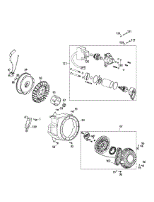 261-Ju Starter & Flywheel parts for Remington Snow Thrower 31AS2M1E783 / 2015 from AppliancePartsPros.com