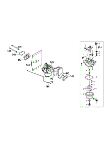 6X65ru Carburetor parts for Remington Self-Propelled Walk-Behind Mower 12AGB2S6783 / 2015 from AppliancePartsPros.com
