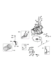 1X65ru Crankcase parts for Remington Wheeled Trimmer 25A-26J7783 / 2015 from AppliancePartsPros.com