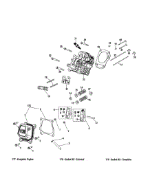 375-Su Cylinder Head parts for Remington Snow Thrower 31AH66FG783 / 2014 from AppliancePartsPros.com