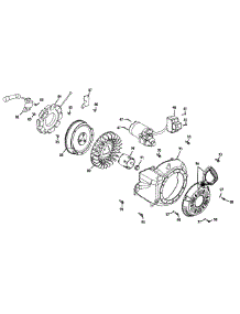 483-Sub Starter Assembly & Blower Housing parts for Remington Snow Thrower 31AH65FH783 / 2014 from AppliancePartsPros.com