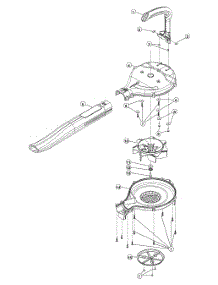 Impeller Housing Parts parts for Ryobi Handheld Product 41AR290G734 / 2004 from AppliancePartsPros.com