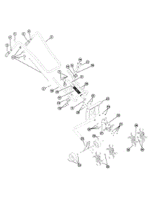 Handle Bar And Tine parts for Ryobi Tiller 21DK410G034 from AppliancePartsPros.com