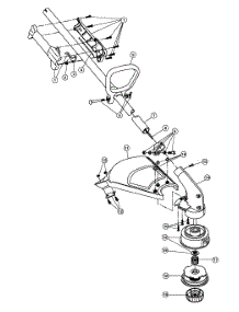 Trimmer parts for Ryobi Handheld Product 41ADL02G734 from AppliancePartsPros.com