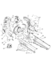 Housing Parts parts for Ryobi Handheld Product 41CSGBVG034 from AppliancePartsPros.com