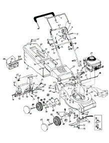 General Assembly parts for Select Series Push Walk-Behind Mower 116-328G713 / 1996 from AppliancePartsPros.com