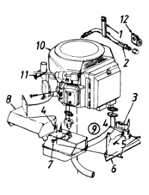 Muffler Assembly parts for Sentar Lawn Tractor 132-689G034 / 1992 from AppliancePartsPros.com