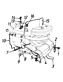 Muffler Assembly parts for Servistar Lawn Tractor 132-679G105 / 1992 from AppliancePartsPros.com