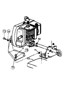 Tiller Assembly Changes parts for Servistar Tiller 212-020-105 / 1992 from AppliancePartsPros.com