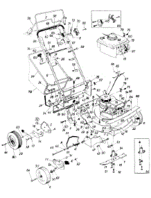 Parts parts for Servistar Self-Propelled Walk-Behind Mower 127-322-105 from AppliancePartsPros.com