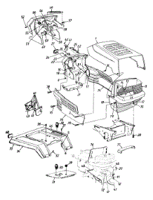 Hood Style 5 parts for Signature Garden Tractor 144Q845H088 / 1994 from AppliancePartsPros.com