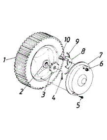Wheel Assembly Optional parts for Signature Self-Propelled Walk-Behind Mower TMO-3746804 / 1992 from AppliancePartsPros.com