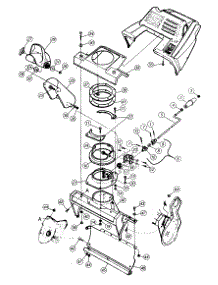 Auger Housing And Chute Group parts for Simplicity Snow Thrower 317E262-094 / 1997 from AppliancePartsPros.com