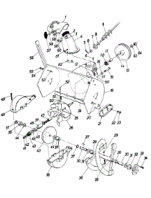 Parts parts for Snowflite Snow Thrower 316-580-205 from AppliancePartsPros.com