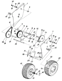 Parts parts for Snowflite Snow Thrower SNOWFLITE from AppliancePartsPros.com