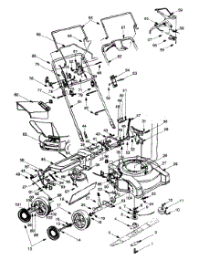General Assembly parts for Statesman Self-Propelled Walk-Behind Mower 12A-234A016 / 1999 from AppliancePartsPros.com