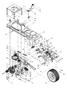 Drive System parts for Statesman Lawn Tractor 13AU608H016 / 2000 from AppliancePartsPros.com