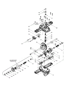 Single-Speed Tramsmission parts for Statesman Lawn Tractor 13AU608H016 / 2000 from AppliancePartsPros.com
