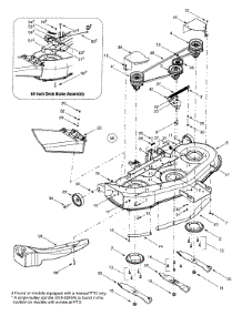 Deck Assembly "H" parts for Statesman Lawn Tractor 13AU618H016 / 2001 from AppliancePartsPros.com